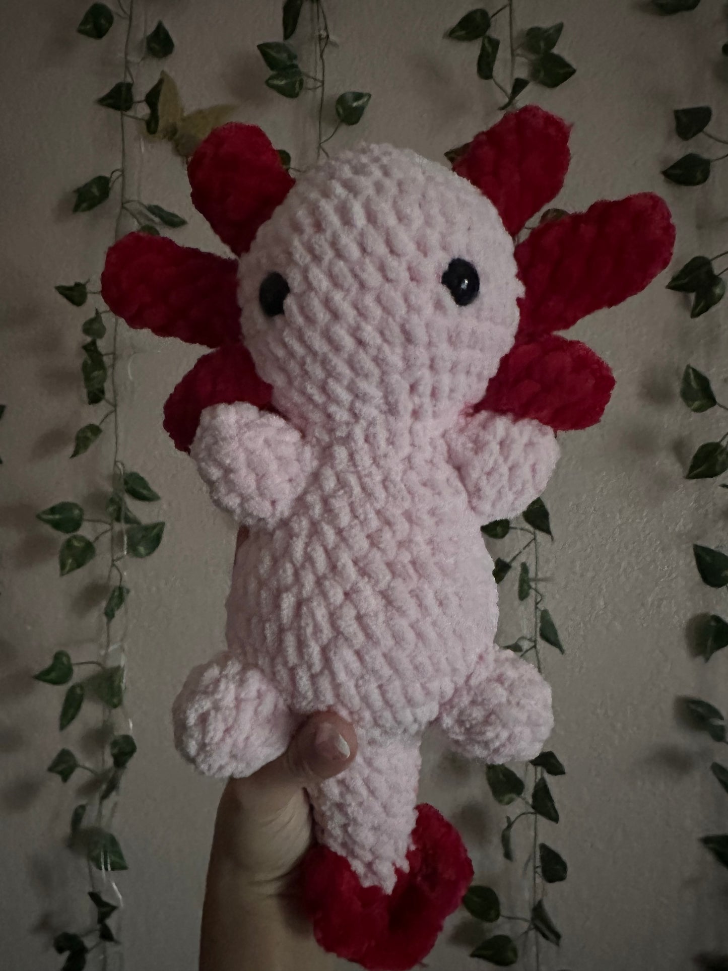 MADE TO ORDER Axolotl crochet plush