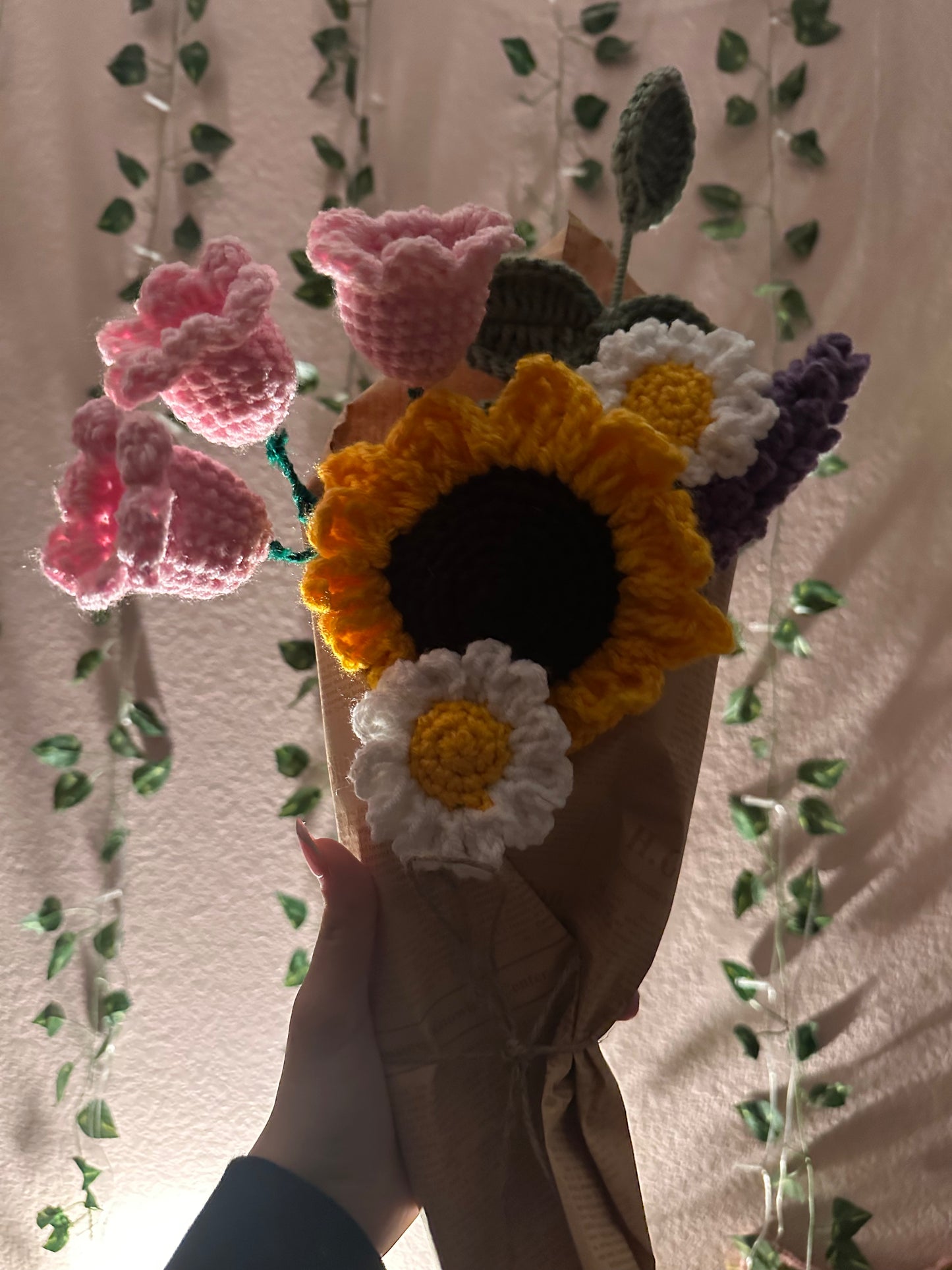 MADE TO ORDER crochet flower bouquet